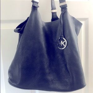 Michael Kors Black Leather Purse